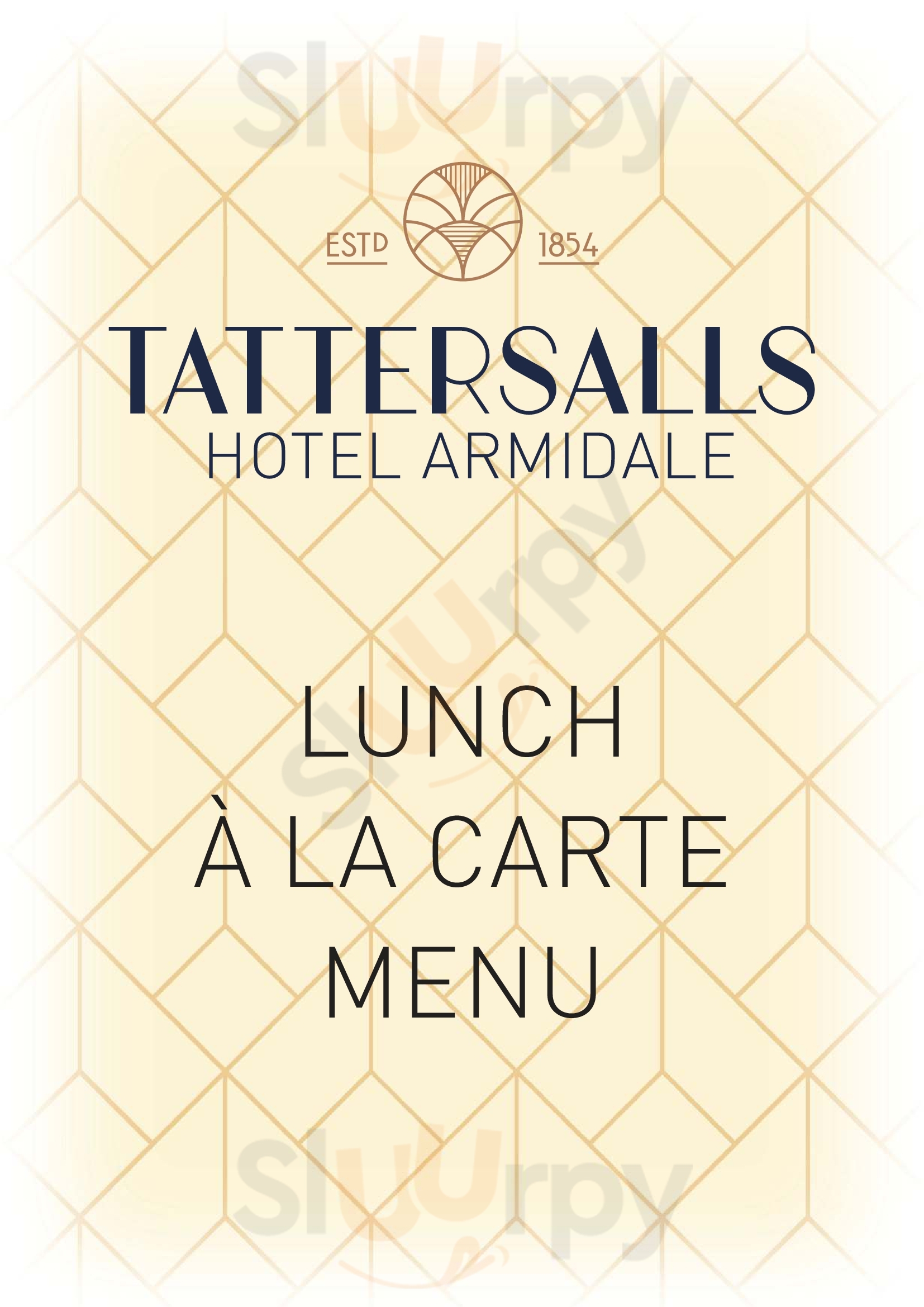 Tattersalls Hotel Armidale - Restaurant Armidale Menu - 1