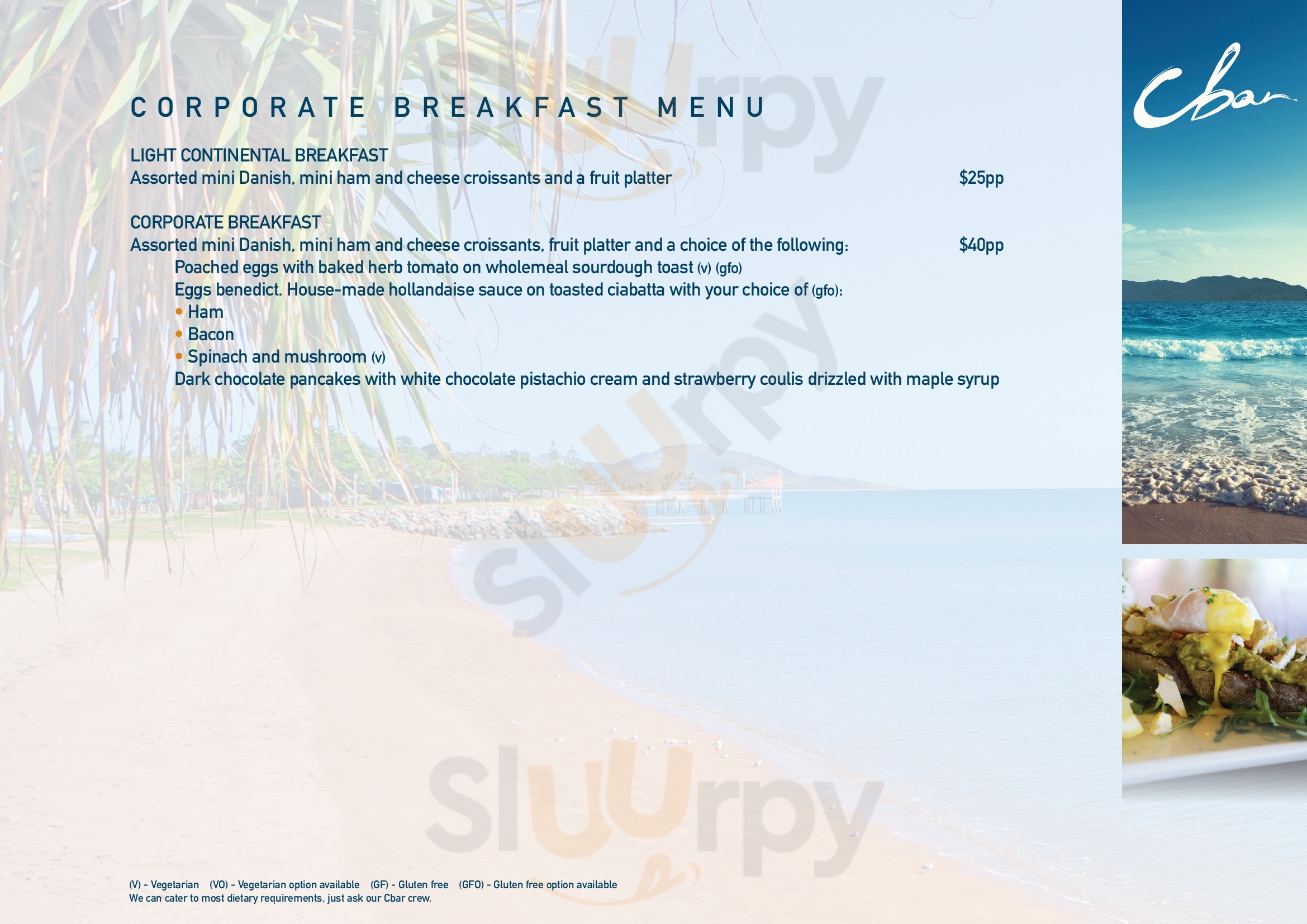 C Bar menù, Townsville - Main Menu | Sluurpy