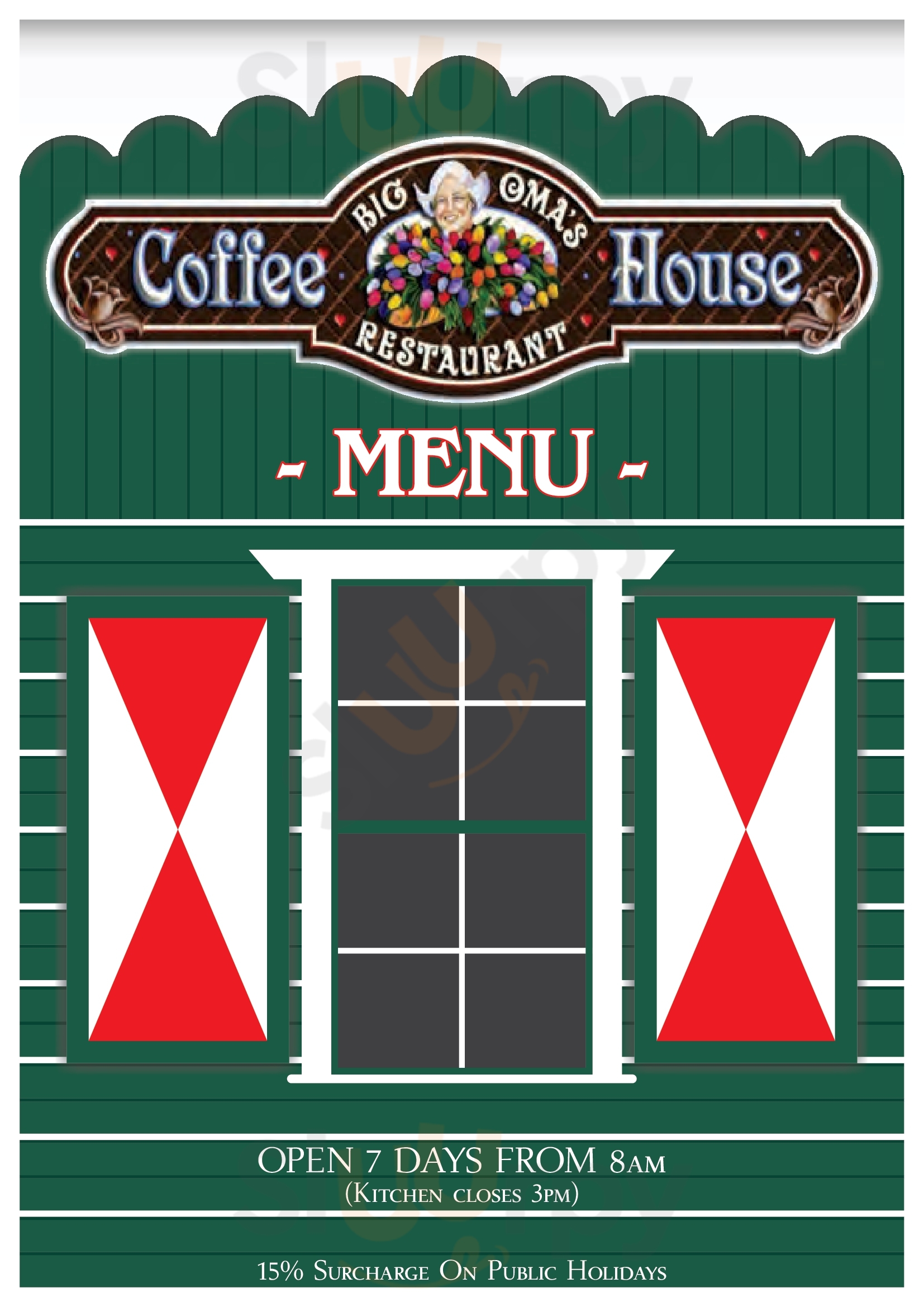 Big Oma's Coffee House Coffs Harbour Menu - 1