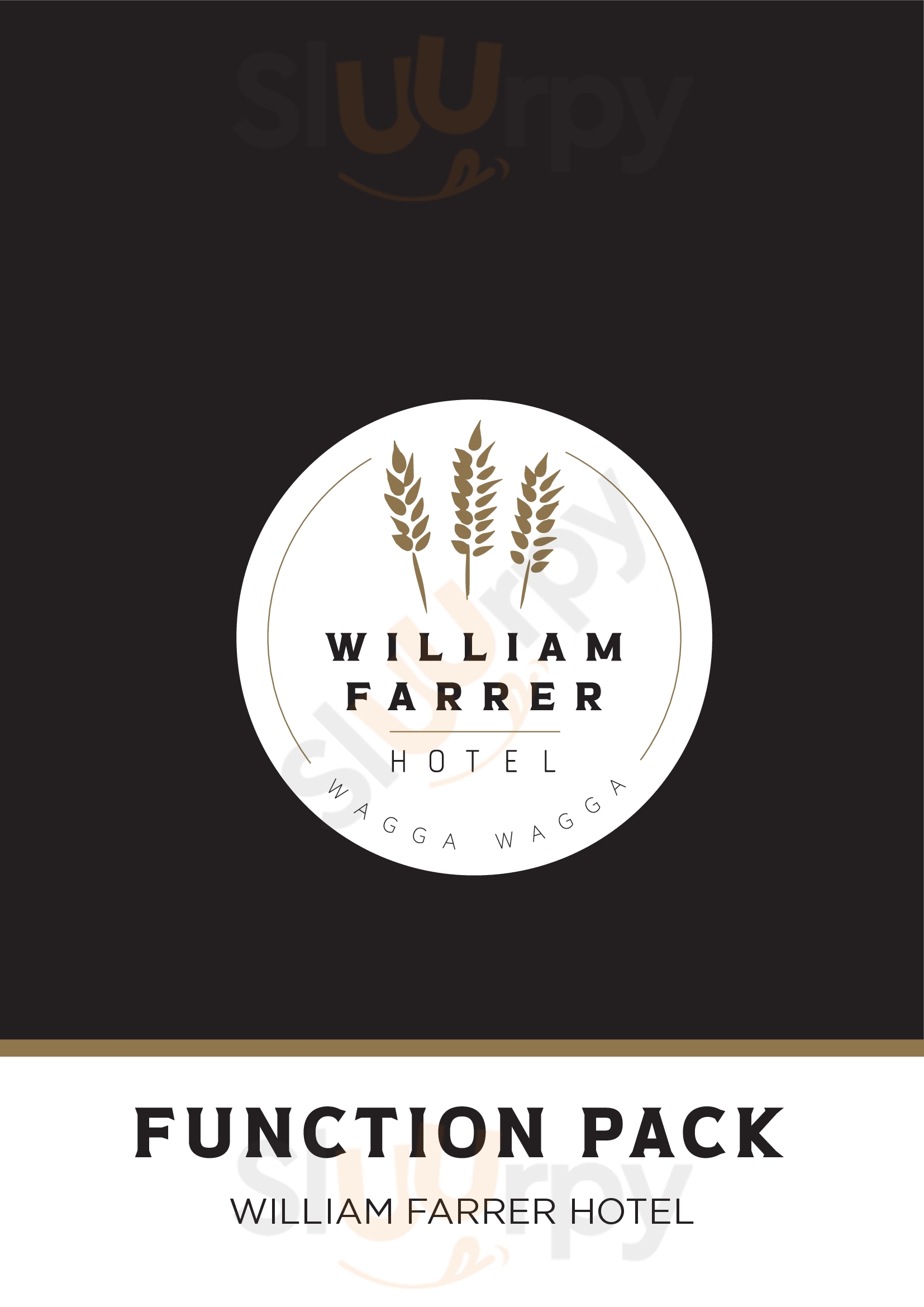 William Farrer Hotel Wagga Wagga Menu - 1