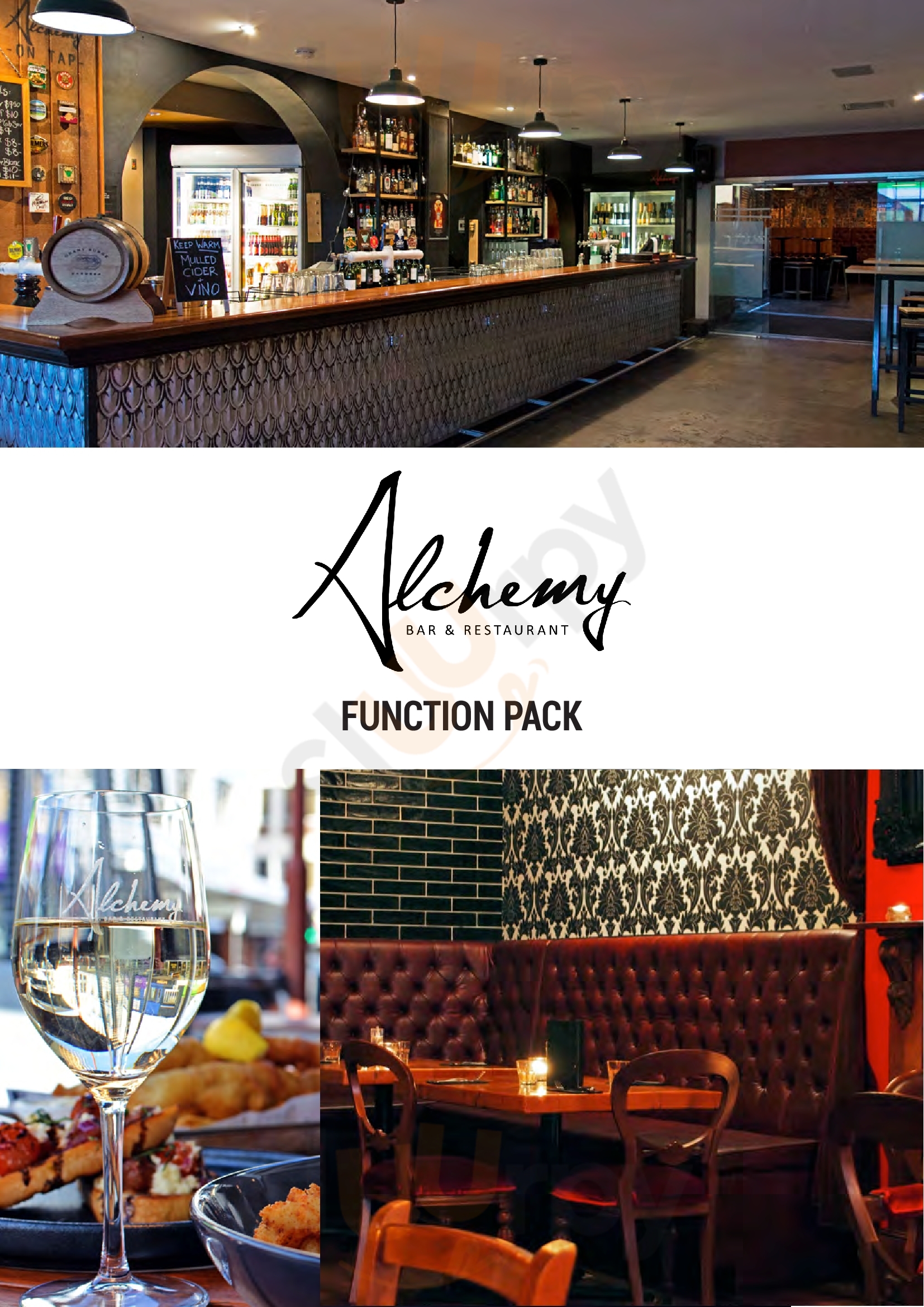 Alchemy Bar & Restaurant Launceston Menu - 1