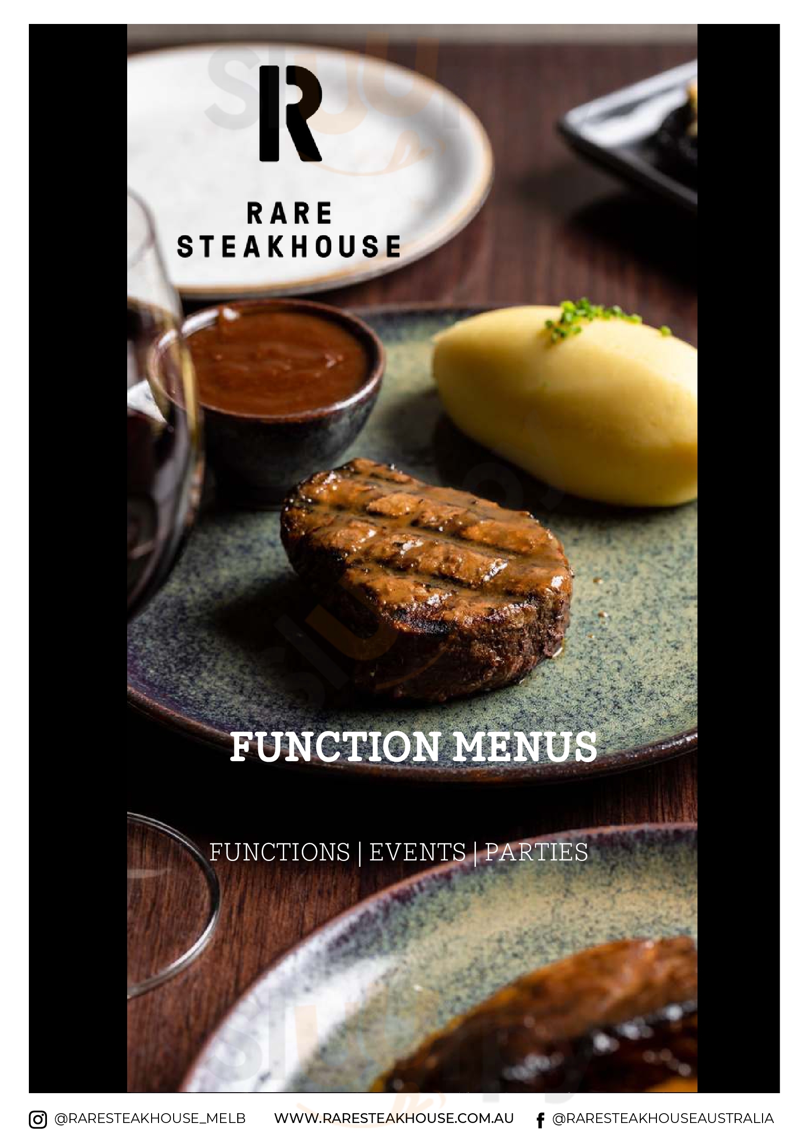 Main Menu - Rare Steakhouse Midtown