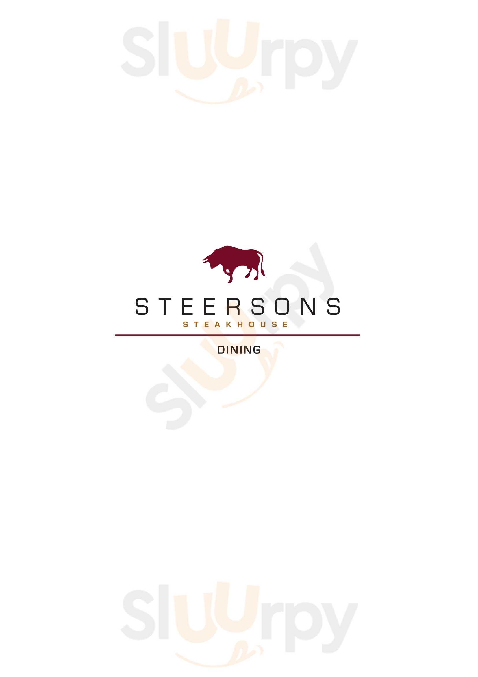 Steersons Steakhouse Sydney Menu - 1