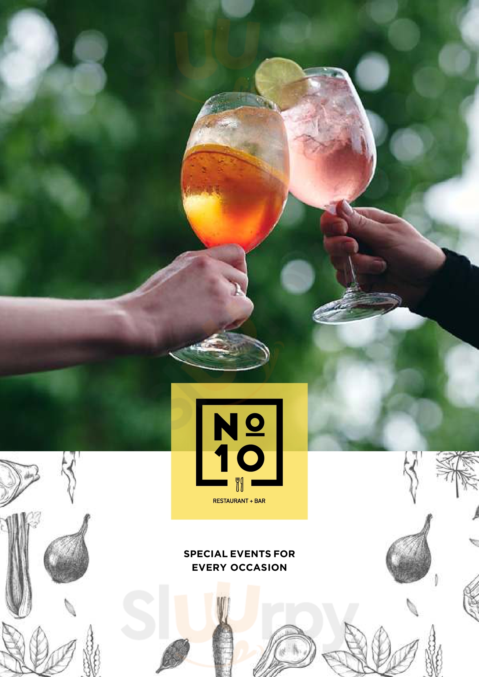 Main Menu - No 10 Restaurant + Bar