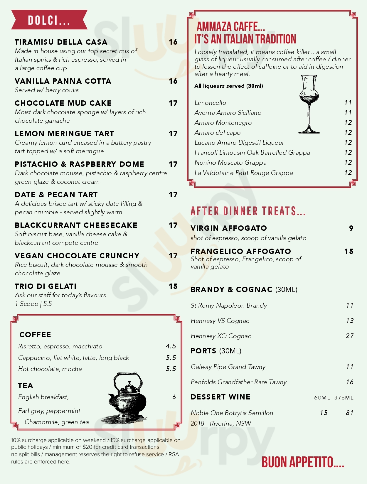 Main Menu - Eastbank Cafe Bar Pizzeria