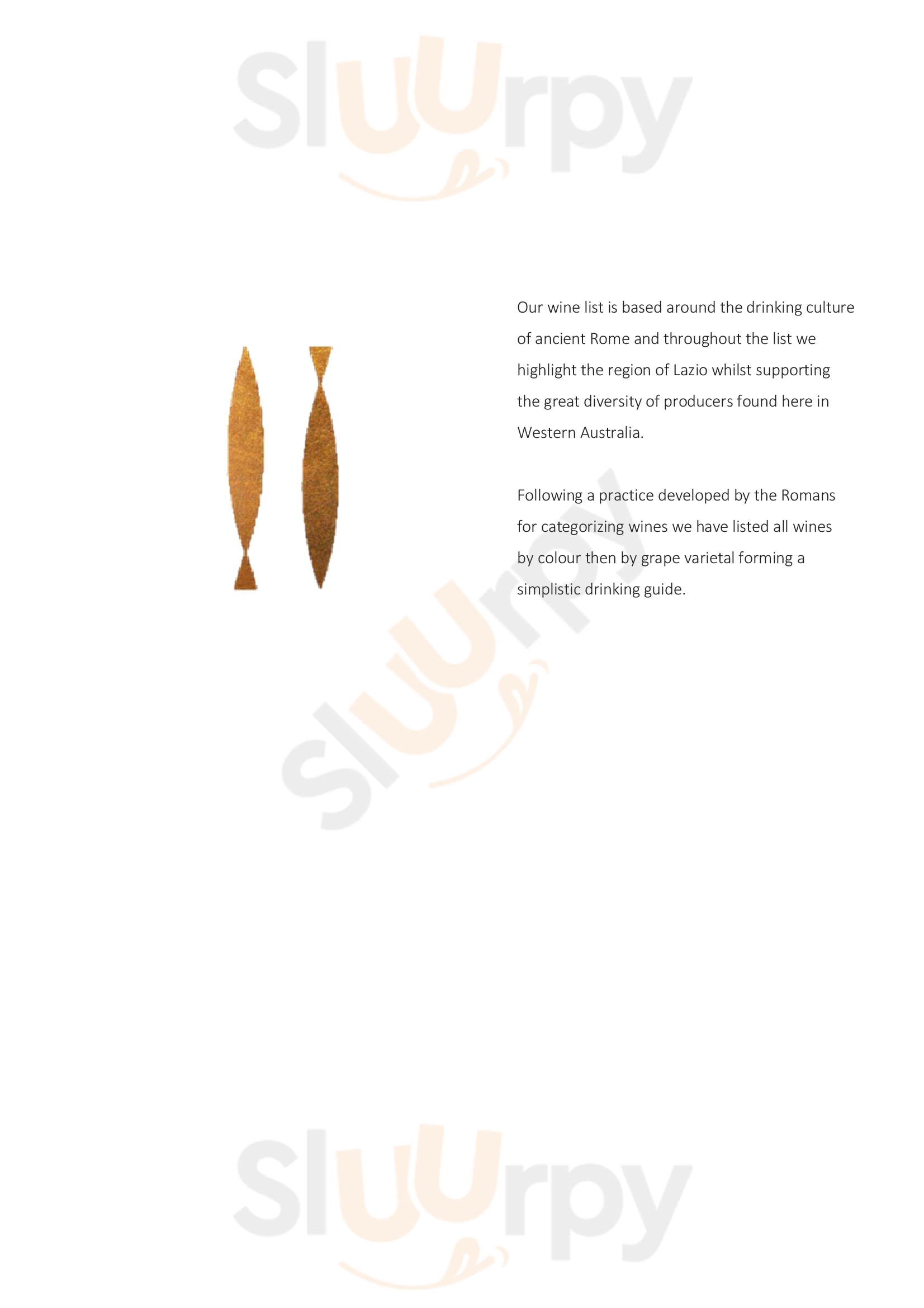 Main Menu - Cellar Bar