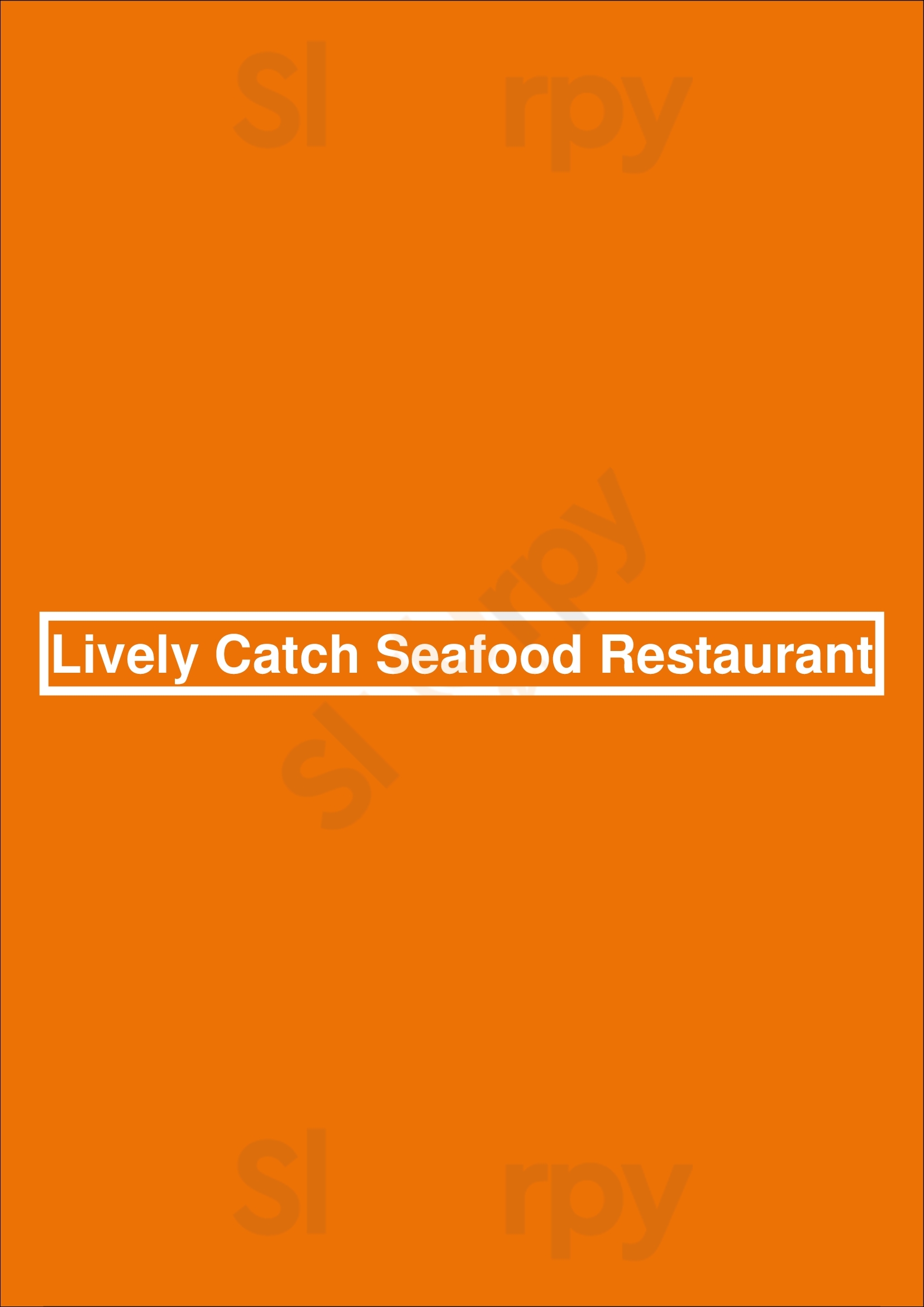Lively Catch Seafood Restaurant Sydney Menu - 1