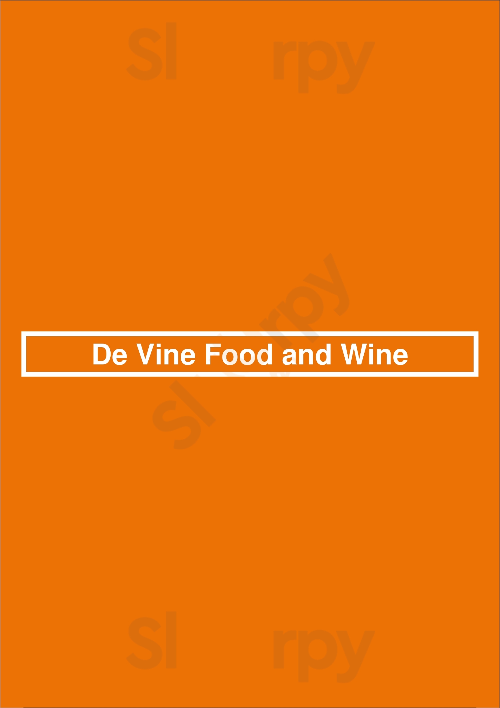 Devine Food And Wine Sydney Menu - 1