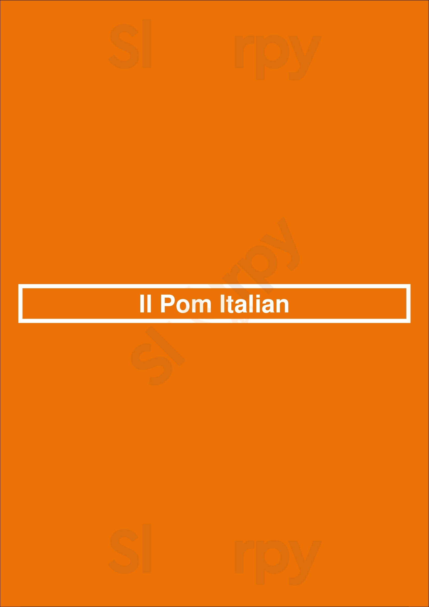 Il Pom Italian Melbourne Menu - 1