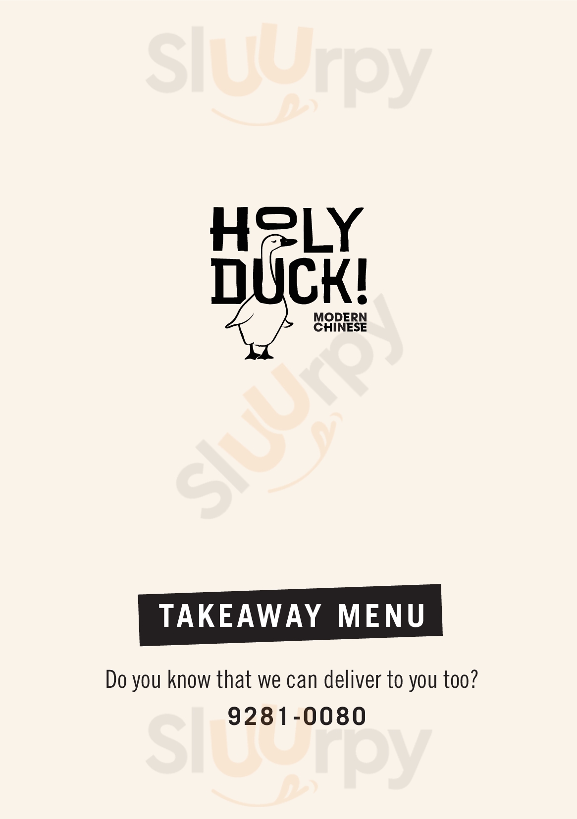Holy Duck! Sydney Menu - 1