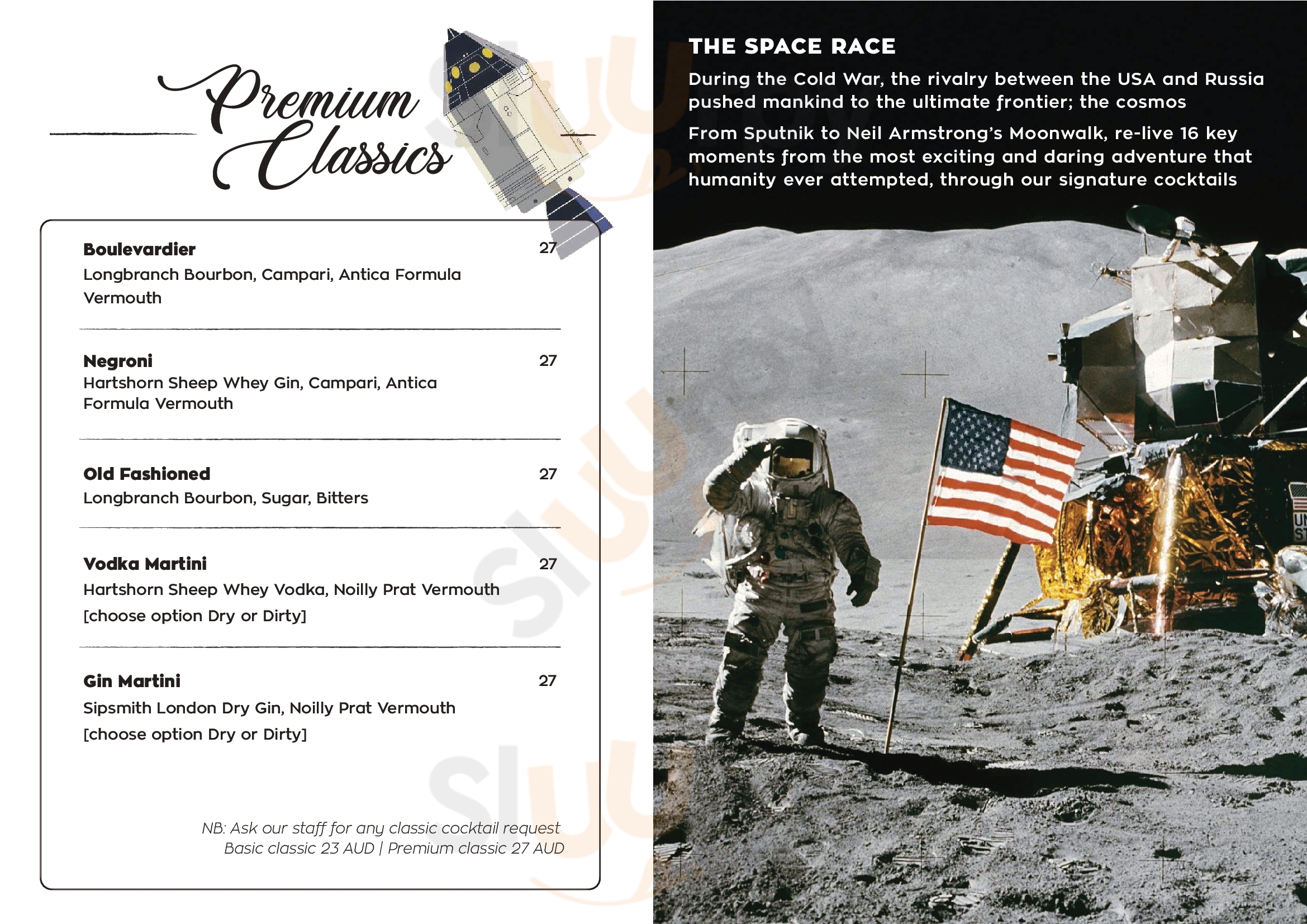 Main Menu - Berlin Bar