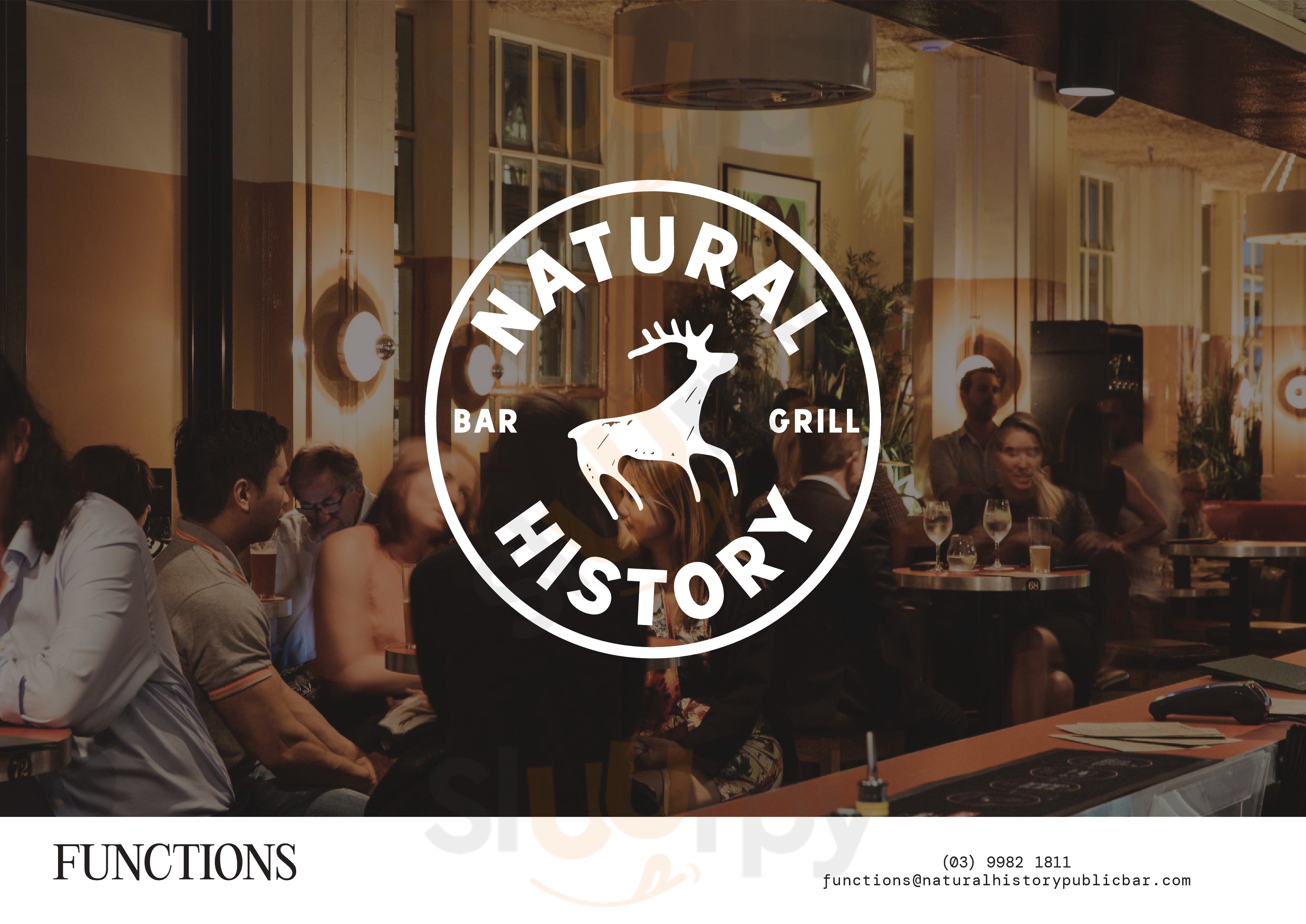 Main Menu - Natural History Public Bar