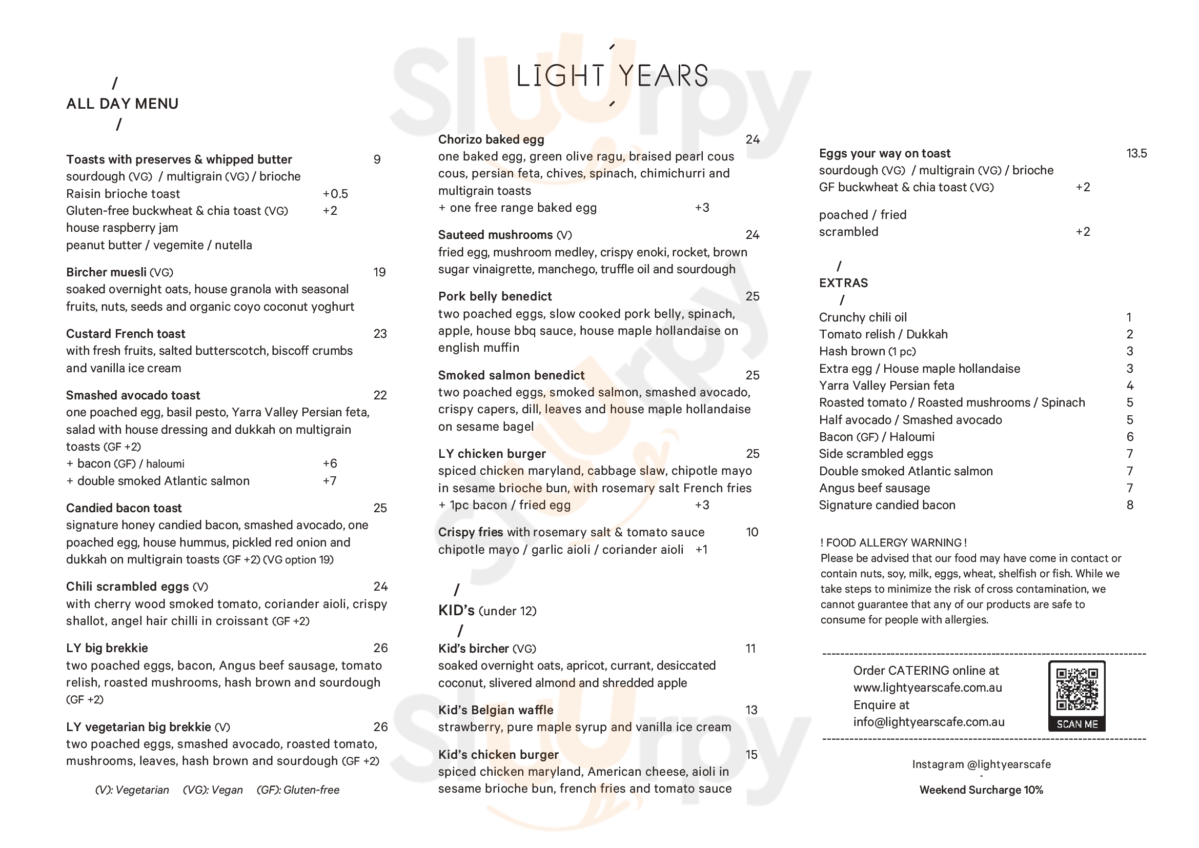 Main Menu - Light Years