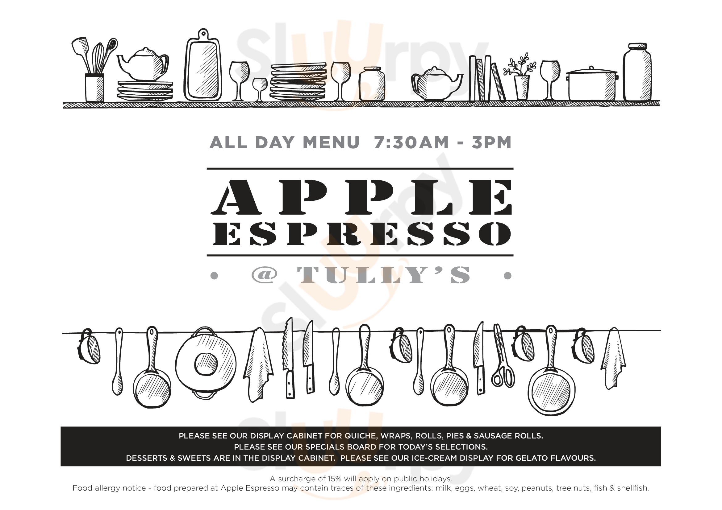 Main Menu - Tully’s