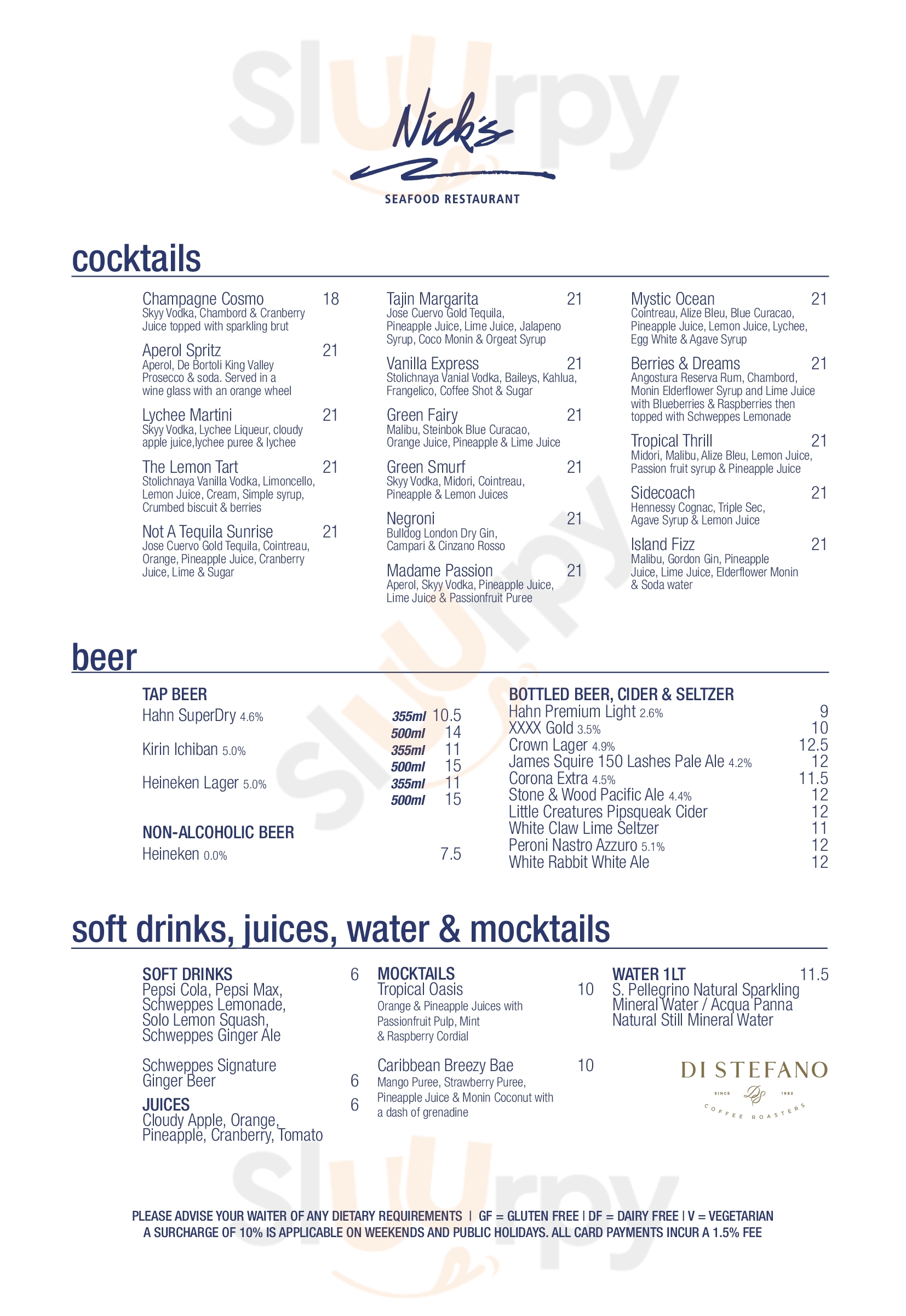 Main Menu - Nicks 103