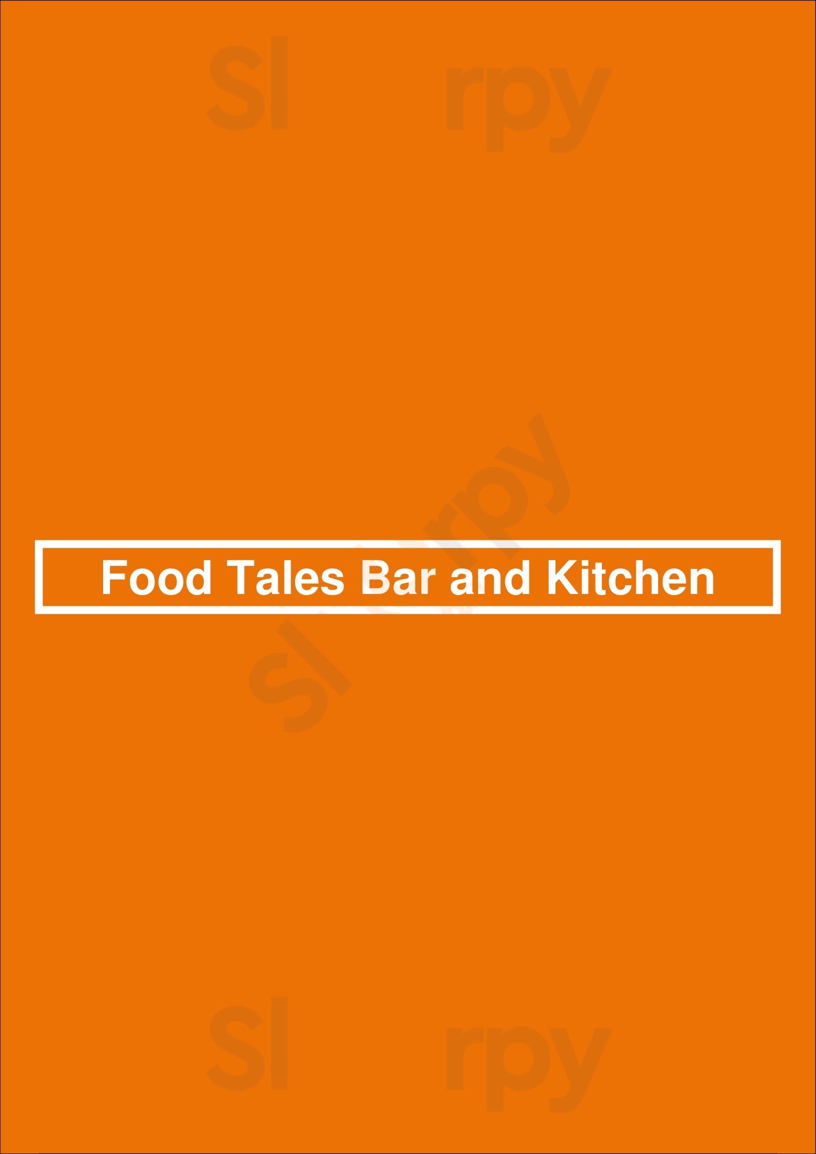 Food Tales Bar And Kitchen Melbourne Menu - 1