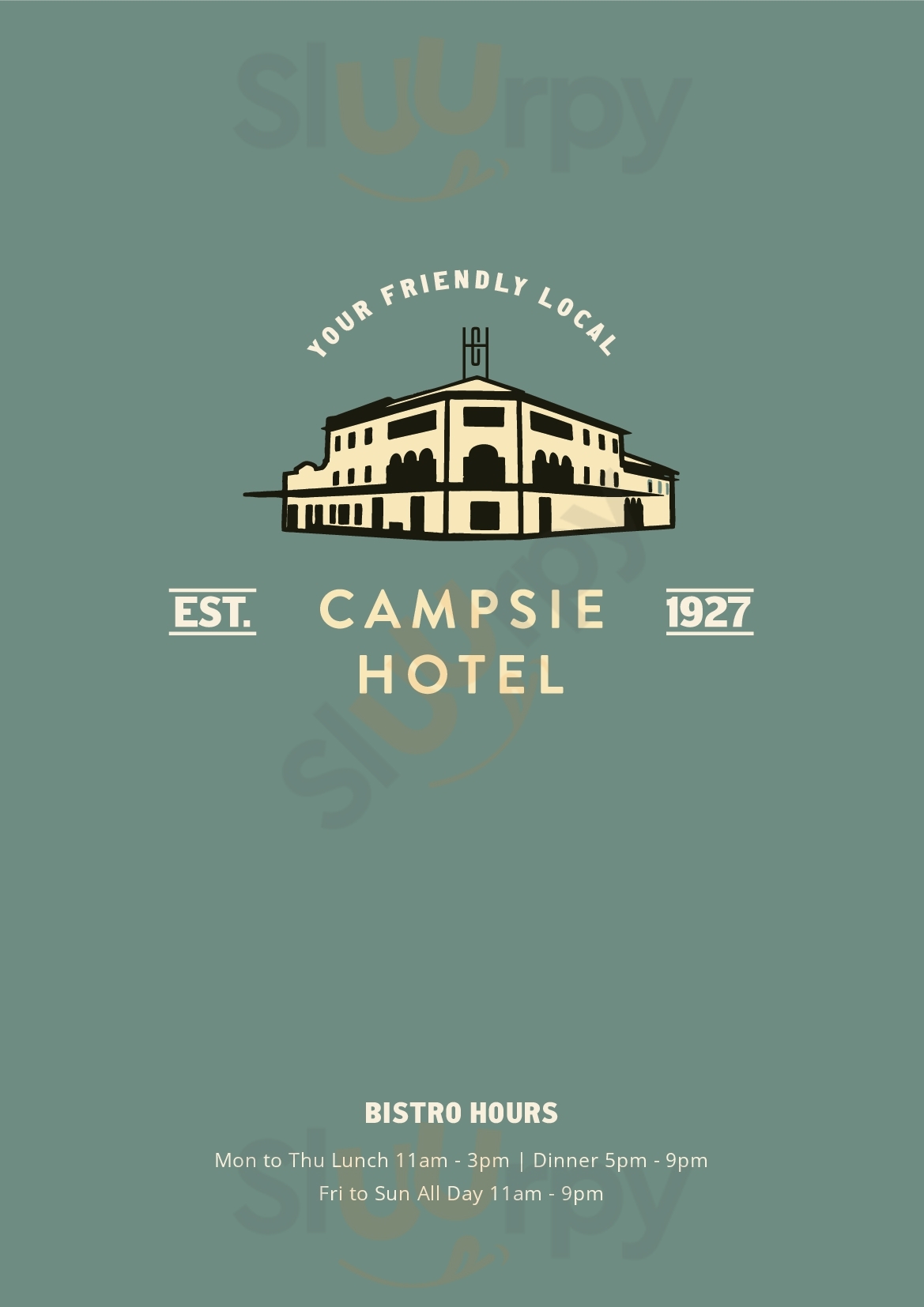 Main Menu - Campsie Hotel Bistro