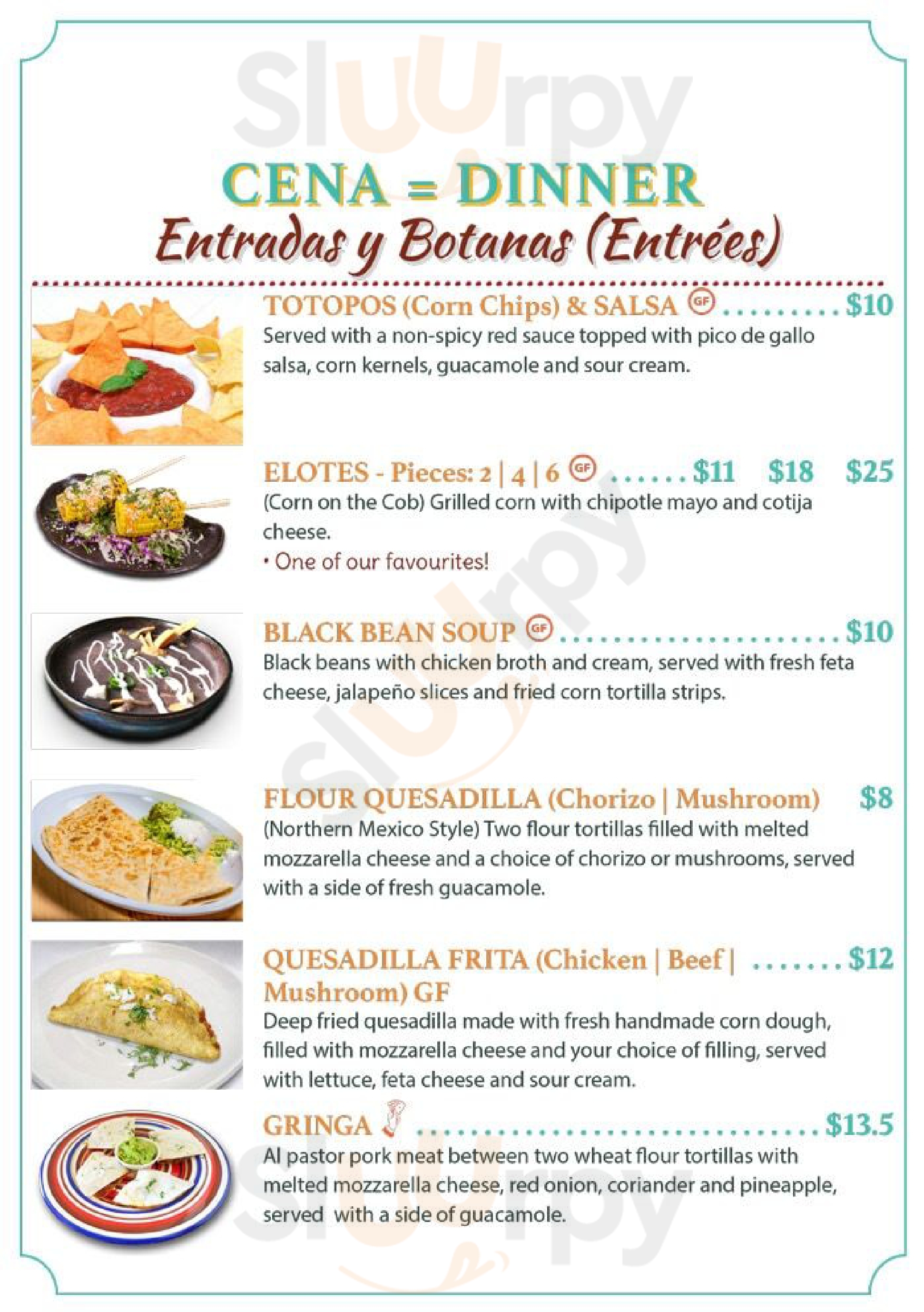 El Sabor Mexican Grill And Bar Melbourne Menu - 1