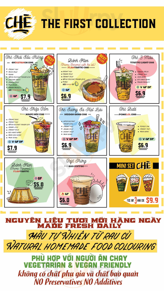 Che Desserts Australia menu