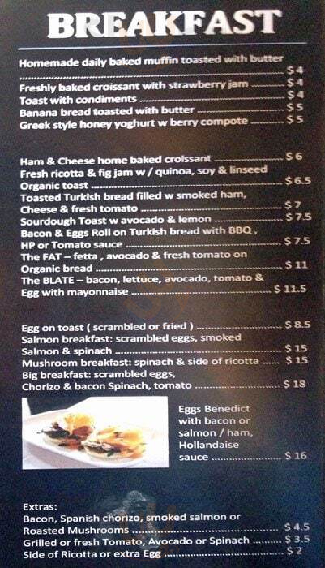 Vento Espresso Sydney Menu - 1