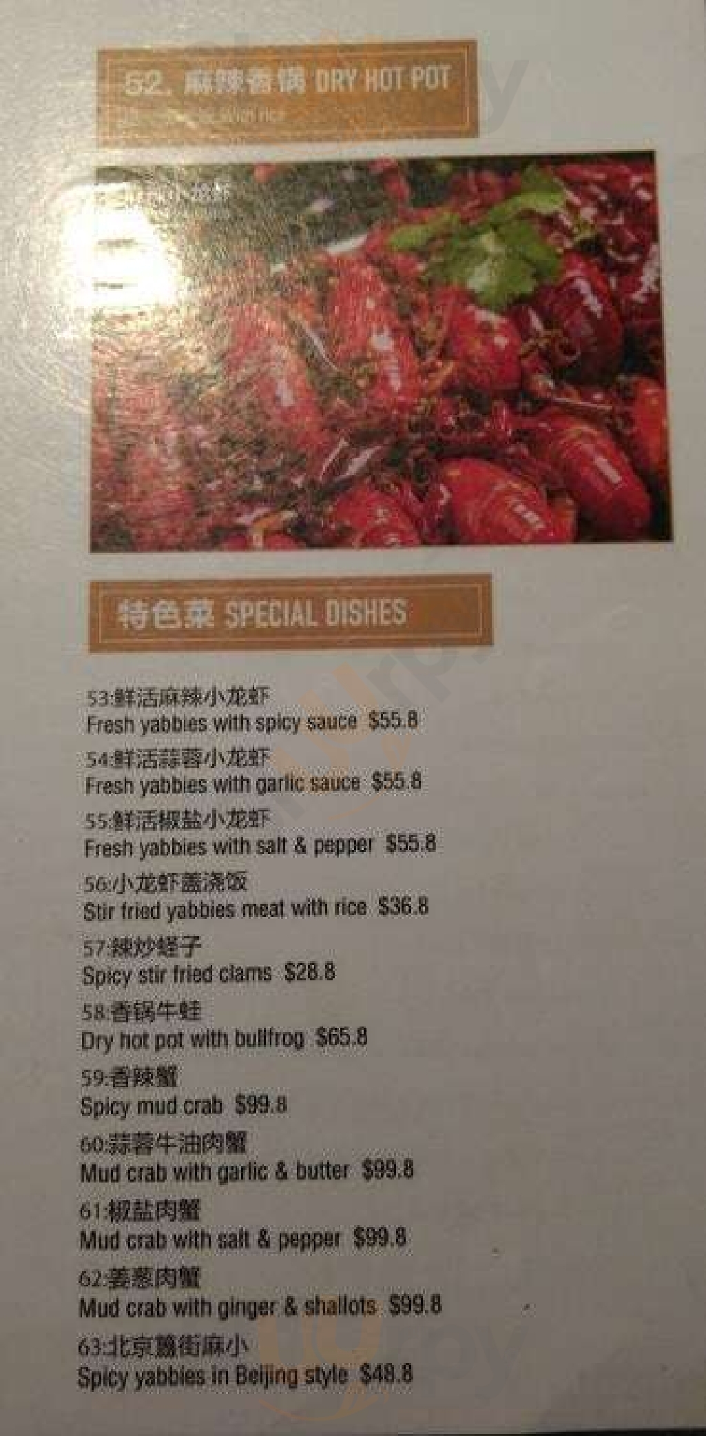 Dragontime Restaurant Sydney Menu - 1