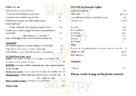 Young Barons Food Store menu