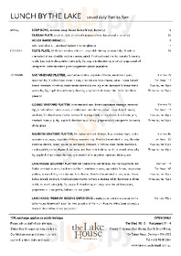 The Lake House Restaurant