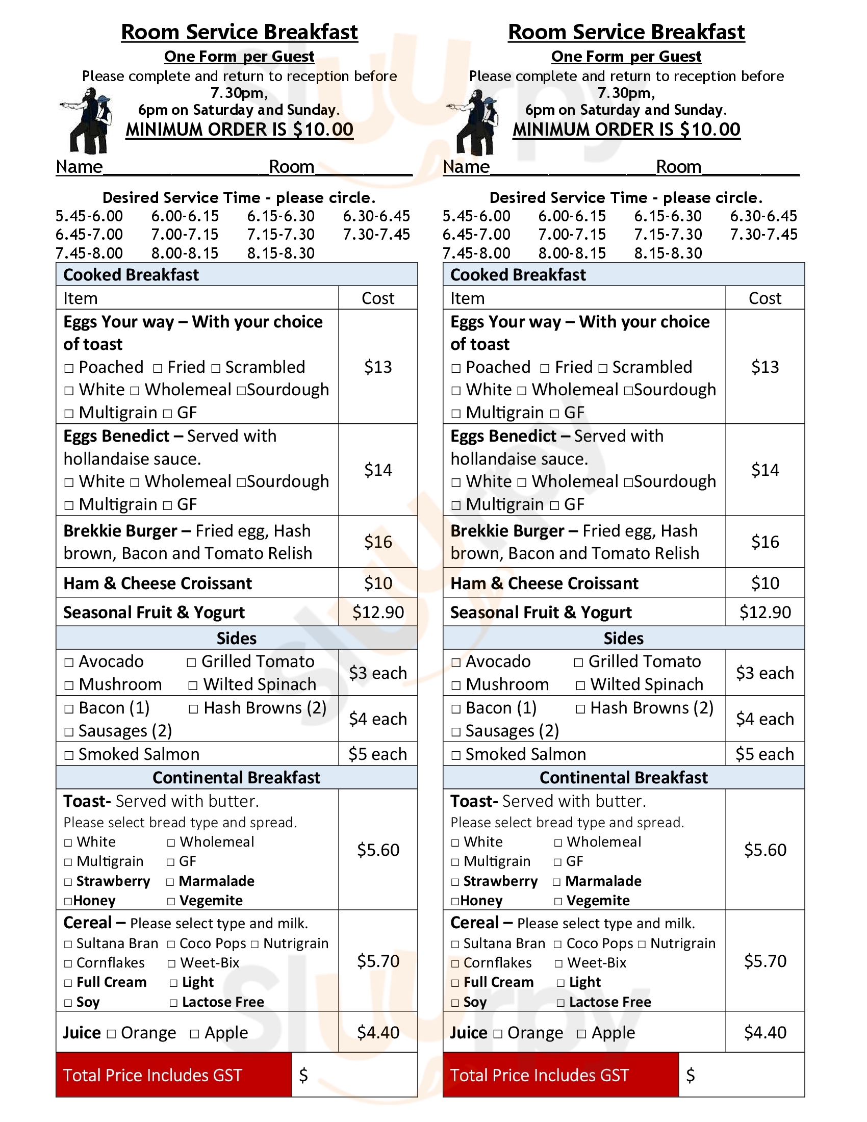 Explorers Restaurant Roma Menu - 1