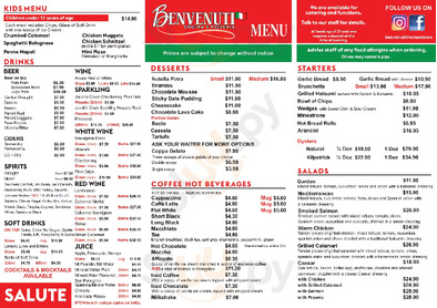 Benvenuti Cafe Restaurant