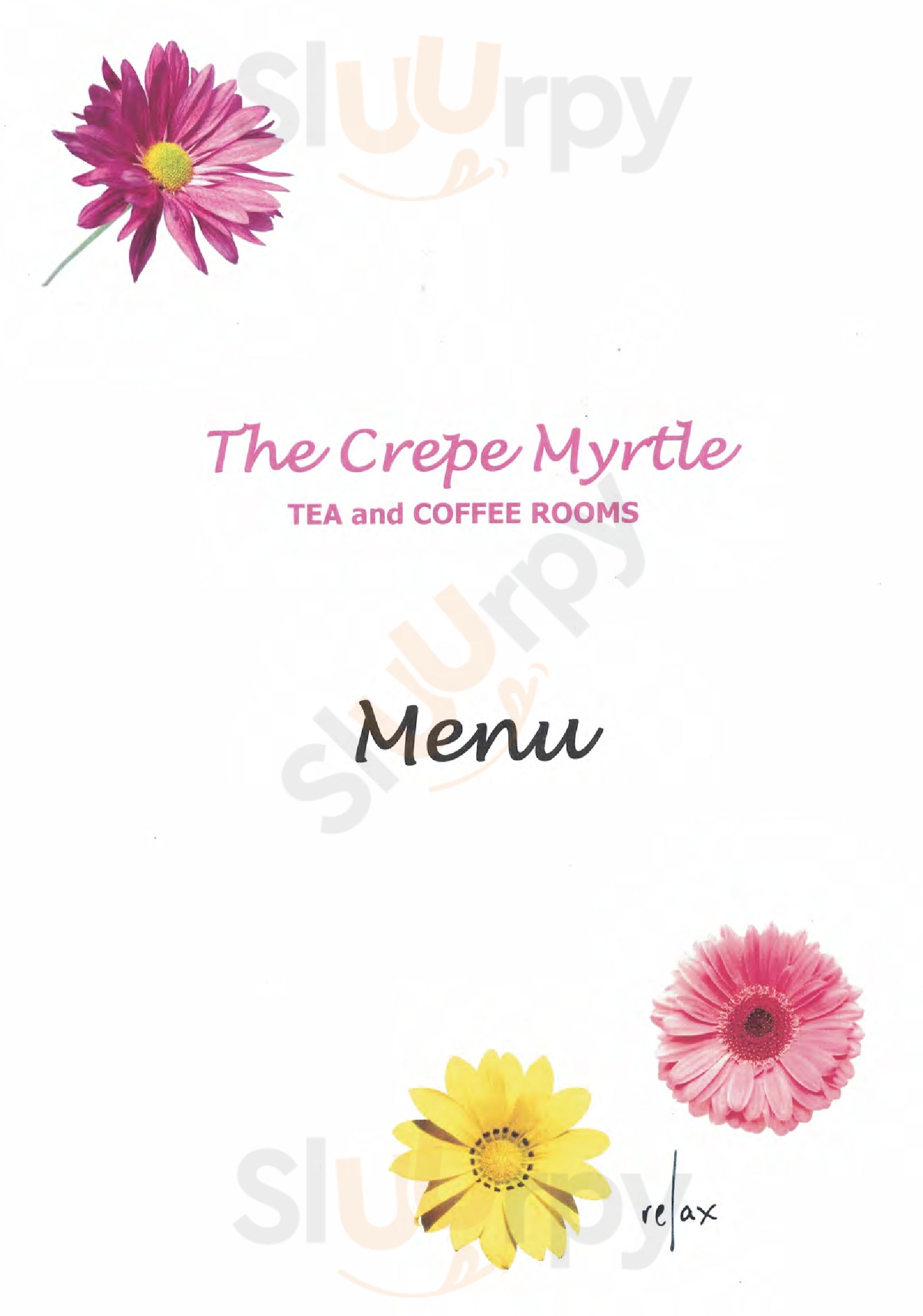 The Crepe Myrtle Tea And Coffee Rooms Stroud Menu - 1