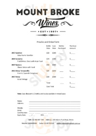 Mount Broke Restaurant