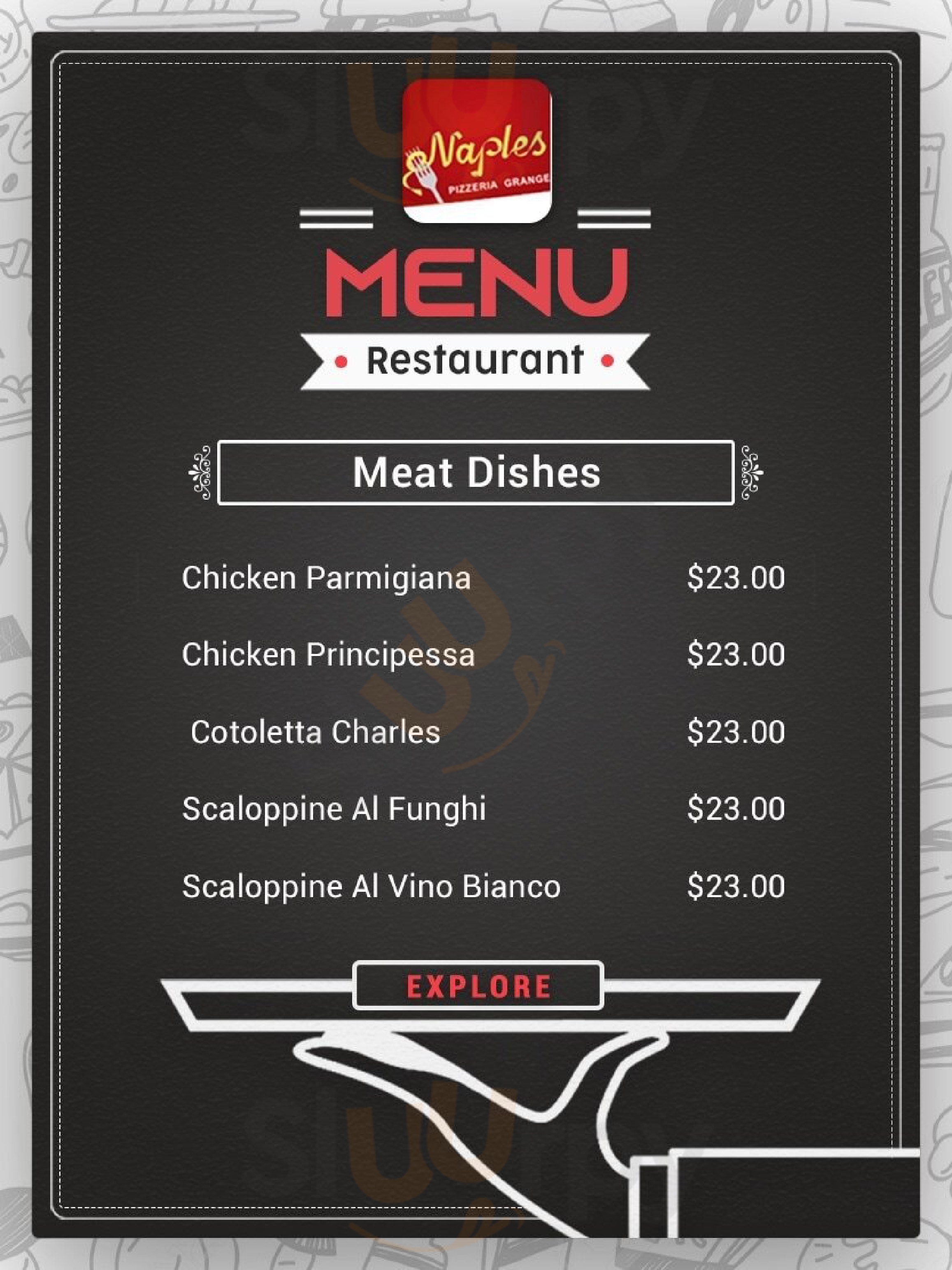 Naples Pizzeria Brisbane Menu - 1