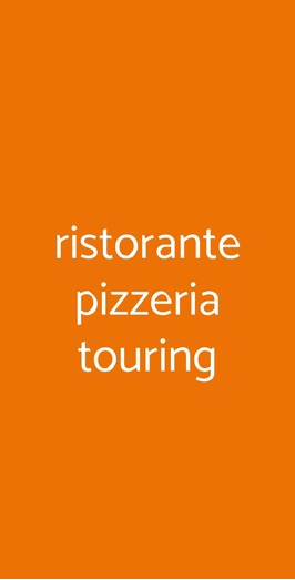 Ristorante Touring, Milano Marittima