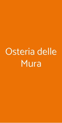 Osteria Delle Mura, Cervia