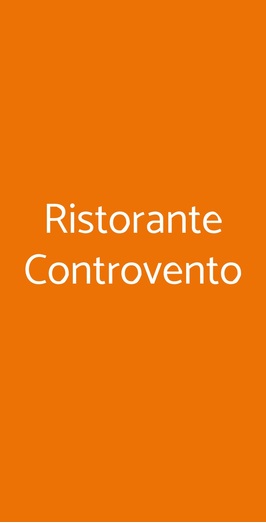 Ristorante Controvento, Faenza