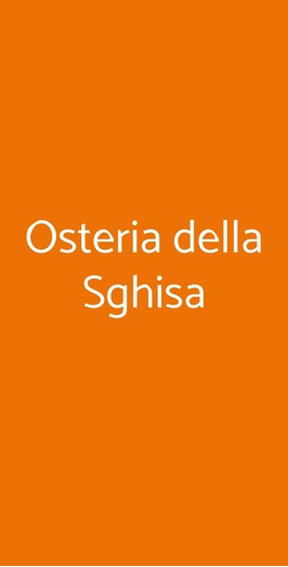 Bisinì Dla Sghisa, Faenza