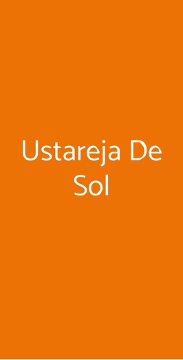 Osteria L'ustareja D'e Sol, Solarolo