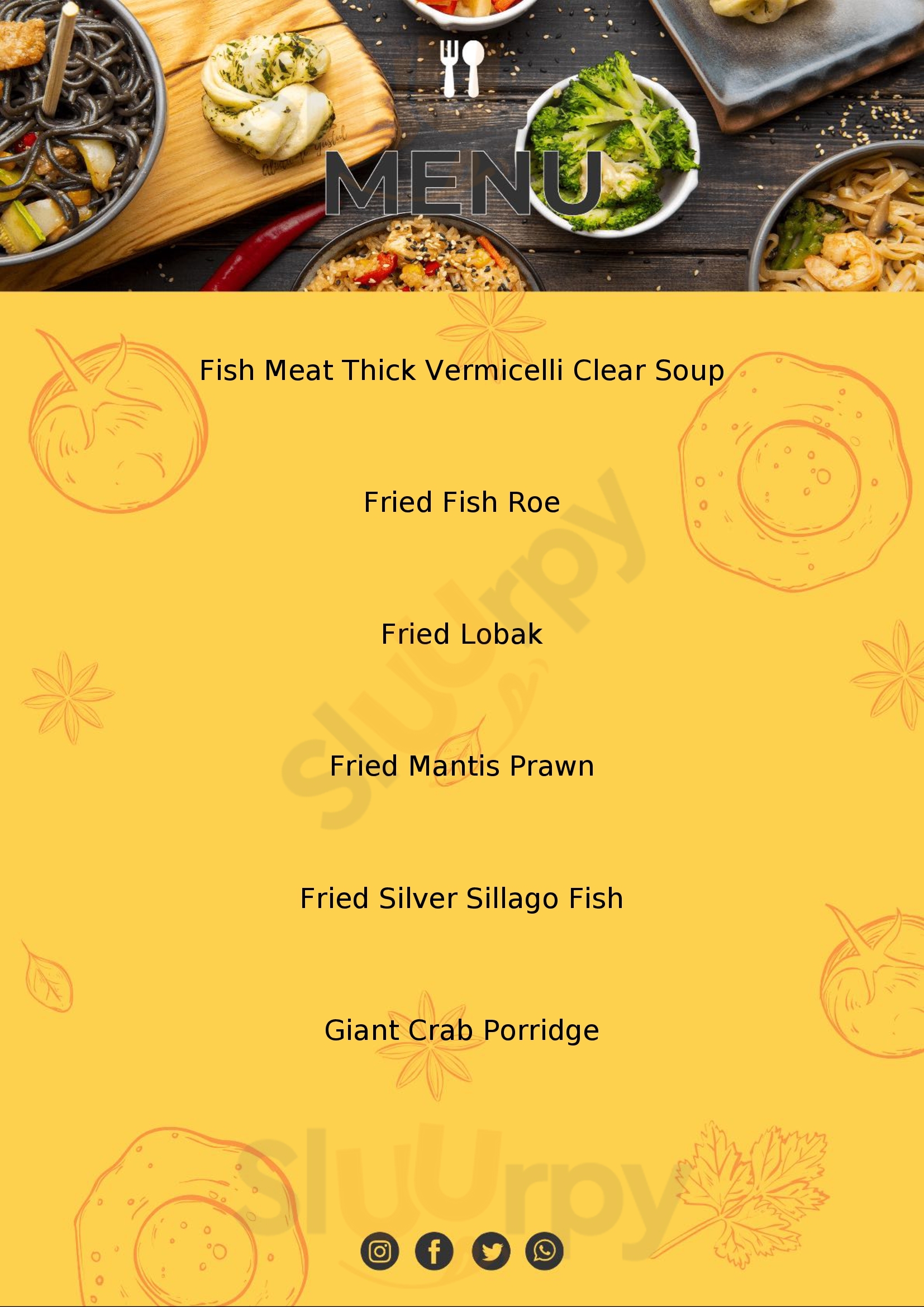 Ka Bee Cafe - Fresh Seafood Noodles George Town Menu - 1