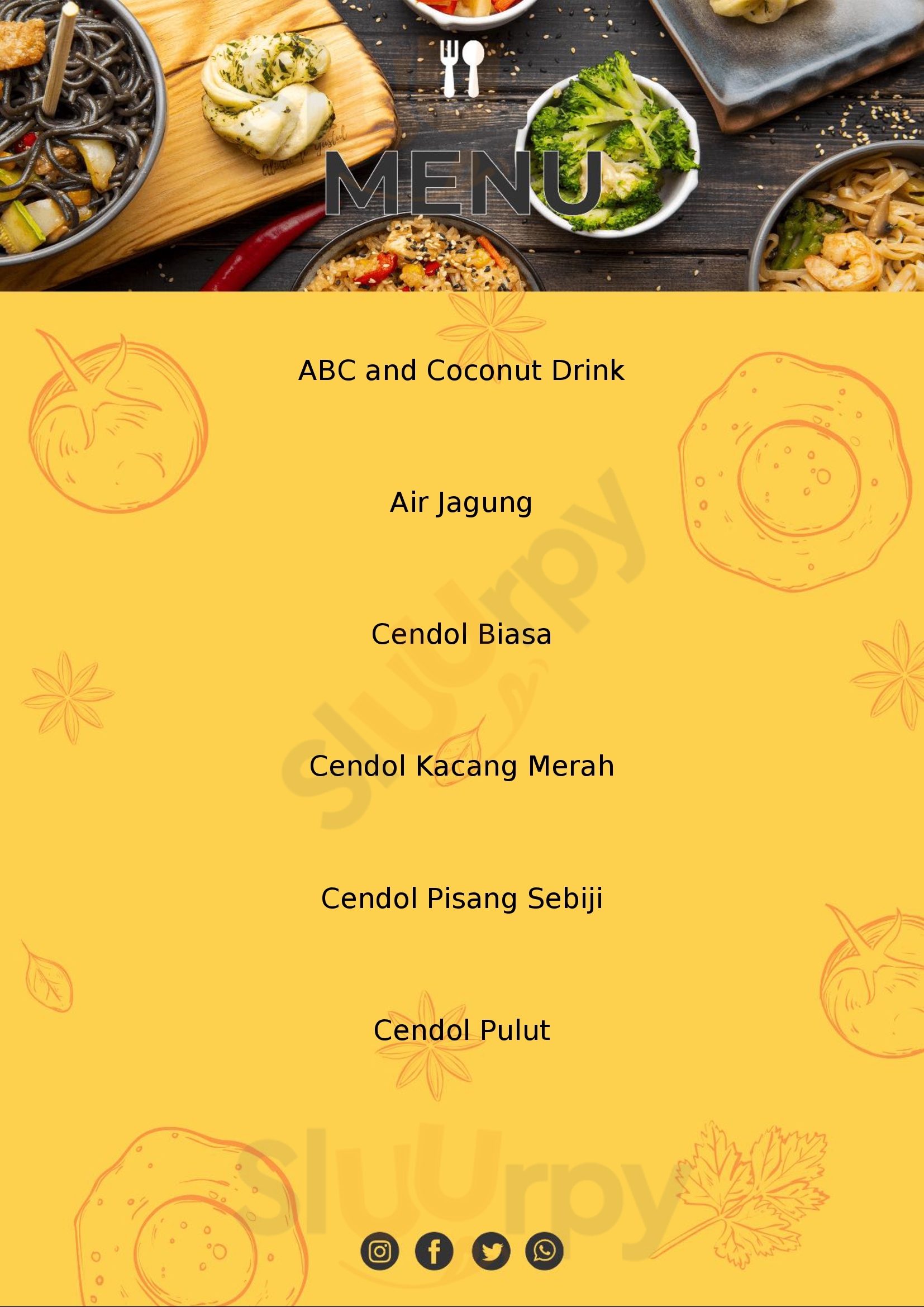 Restoran Cendol&rojak Taman Kosas Ampang Menu - 1