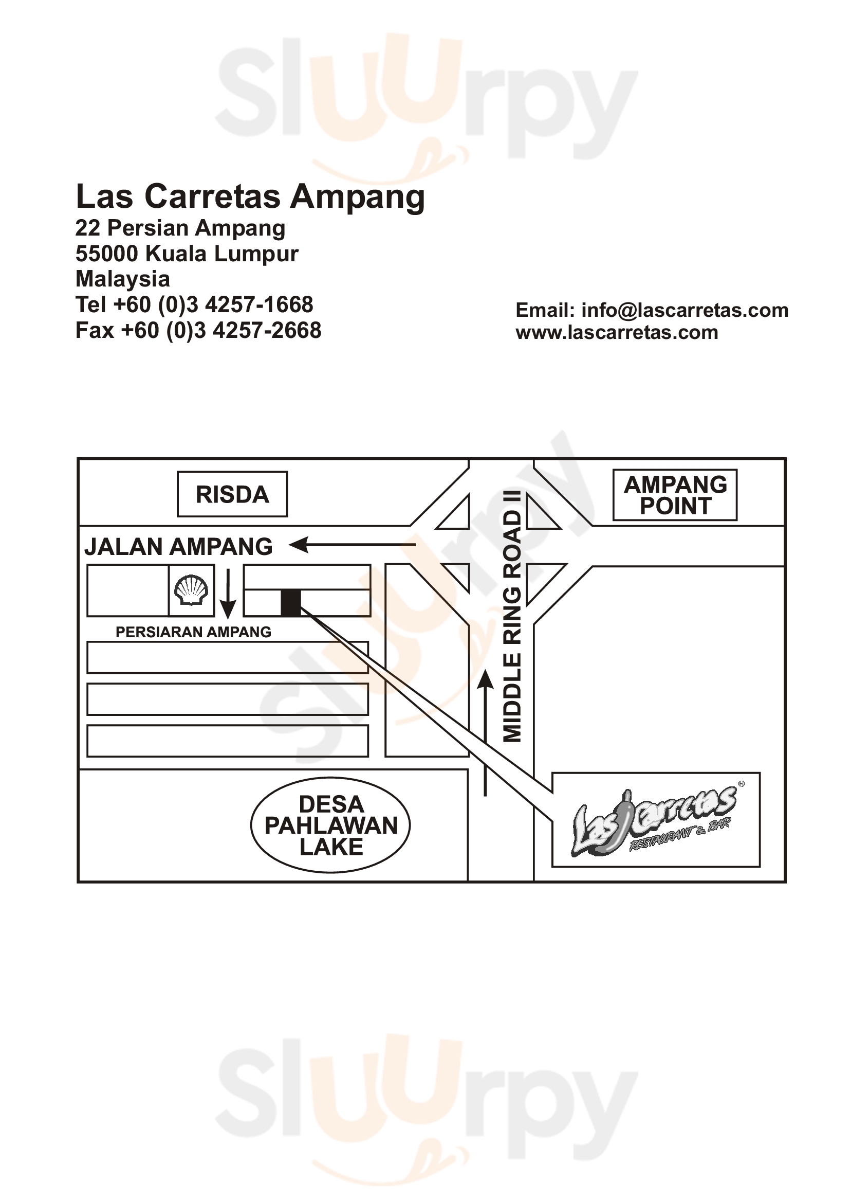 Las Carretas Restaurant & Bar Kuala Lumpur Menu - 1