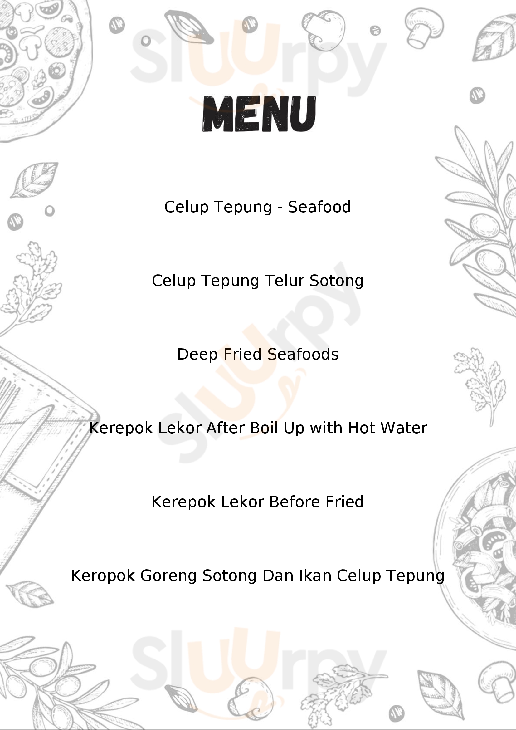 Udang Celup Tepung Cikgu Pantai Penarik Menu - 1