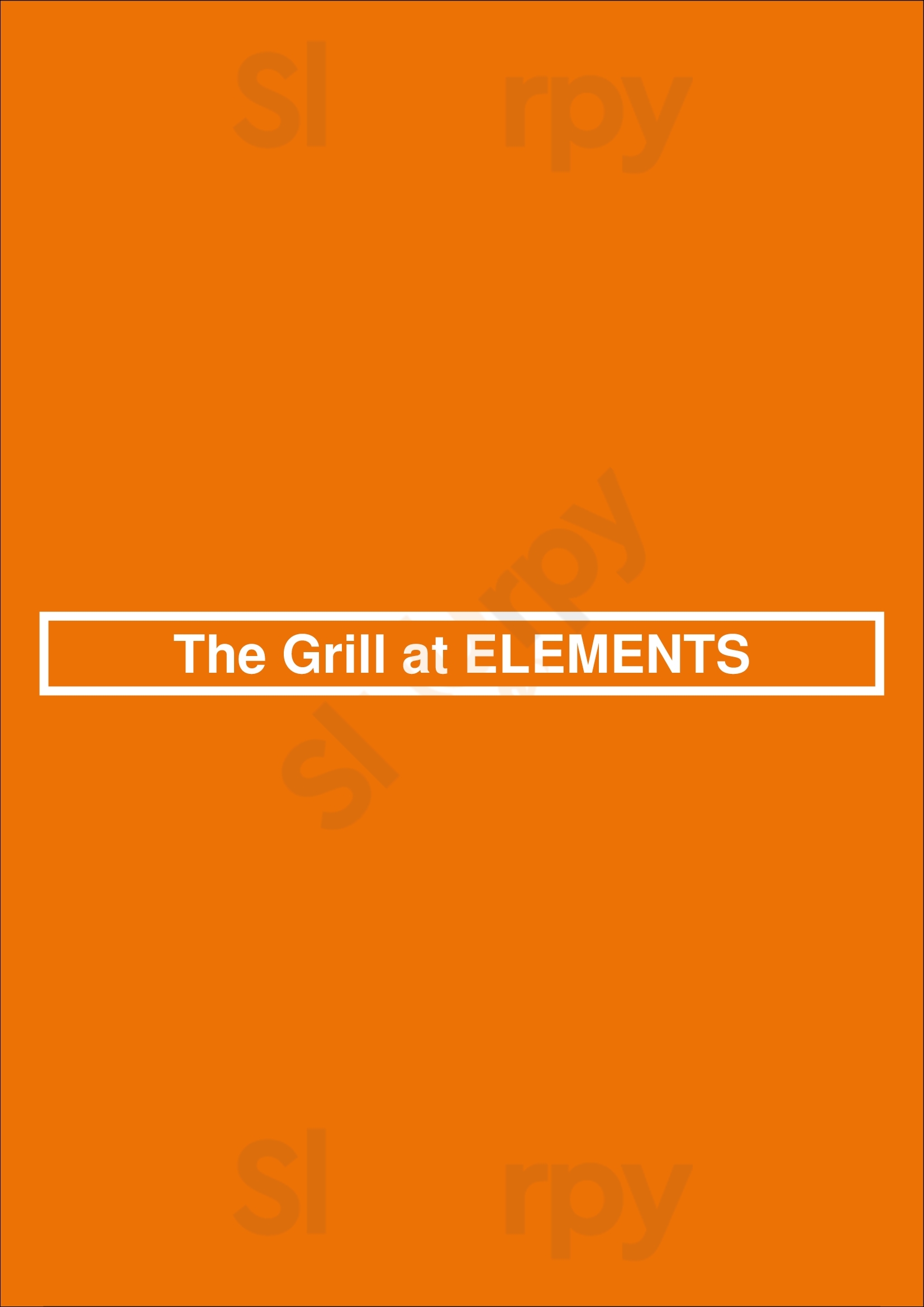 The Grill At Elements Kuala Lumpur Menu - 1