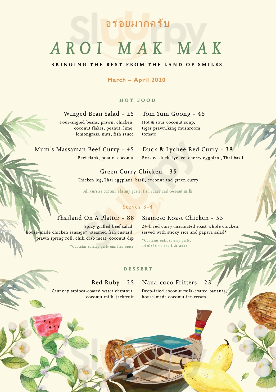 Botanica+co Restaurant & Bar Kuala Lumpur Menu - 1