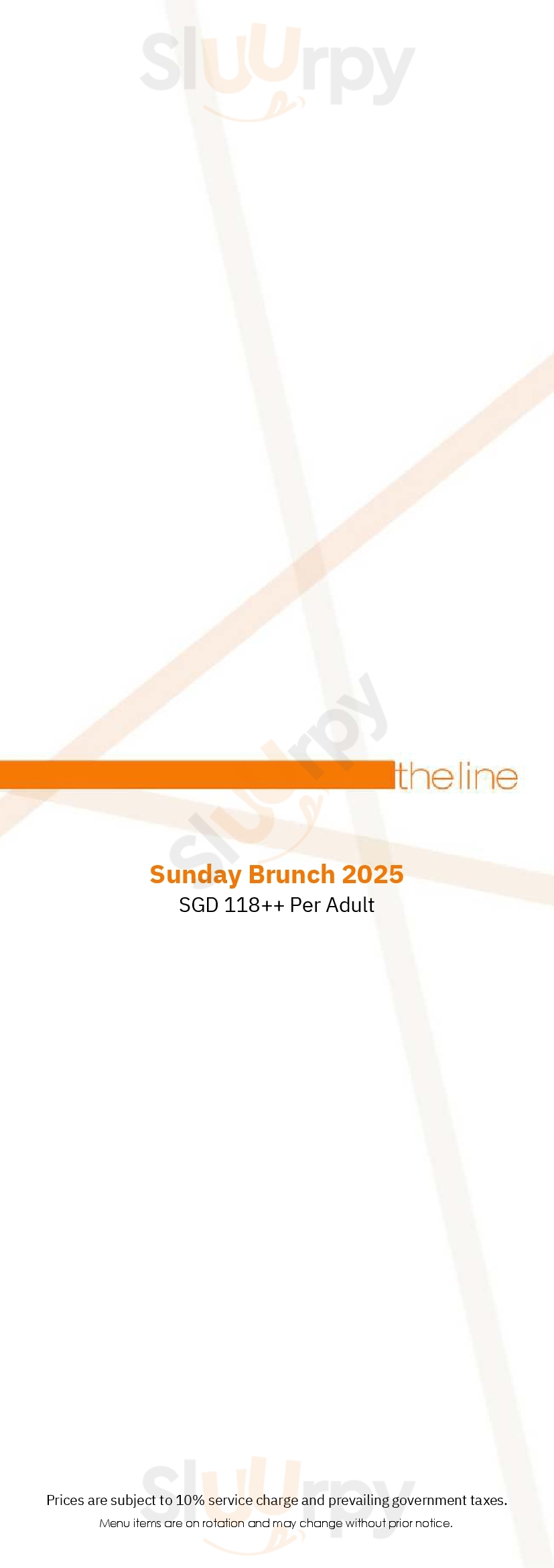 The Line Singapore Menu - 1