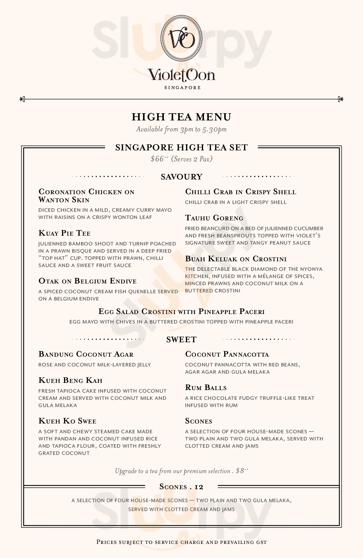The National Kitchen By Violet Oon At The National Gallery Singapore Menu - 1