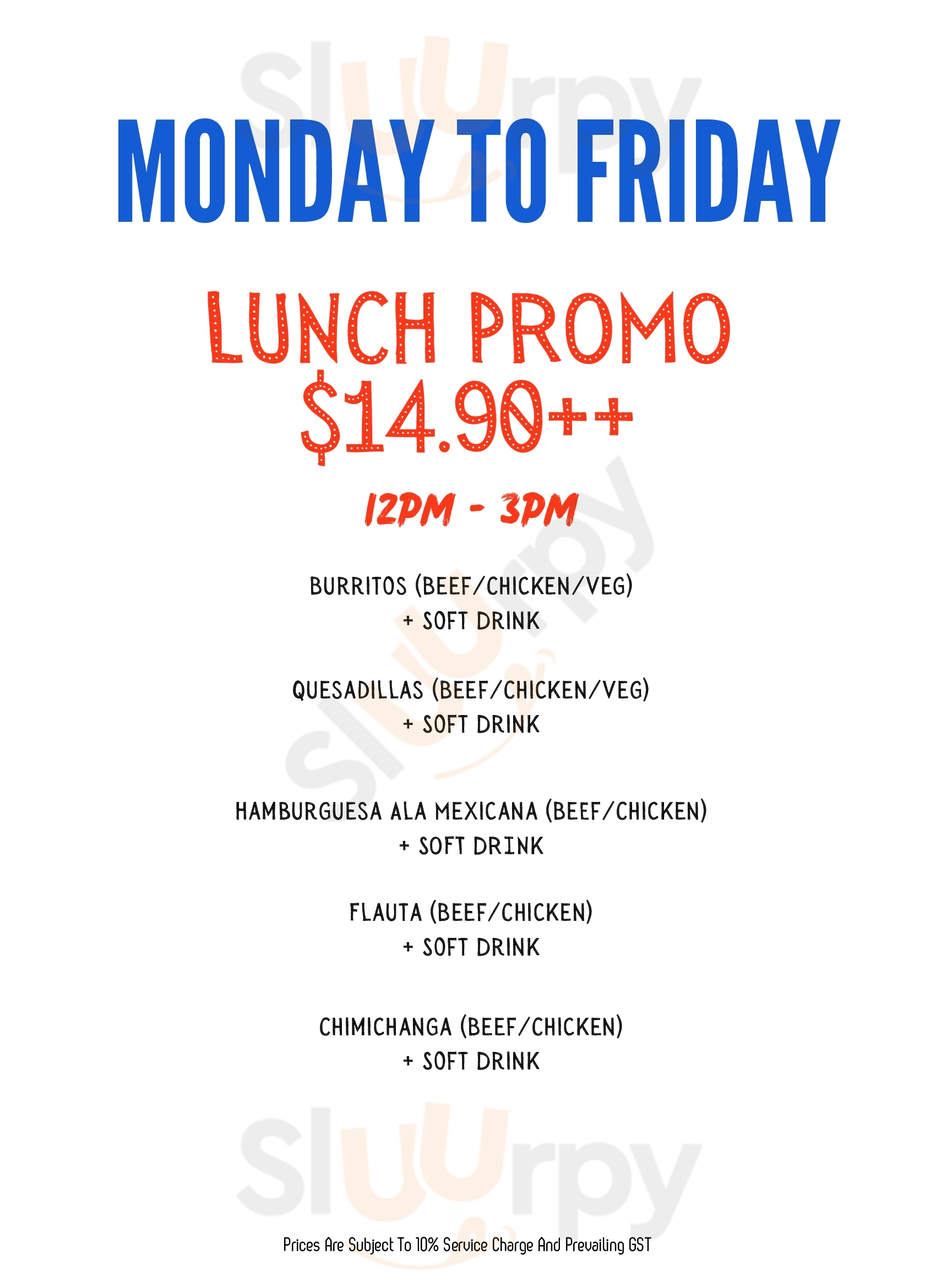 Blu Jaz Singapore Menu - 1