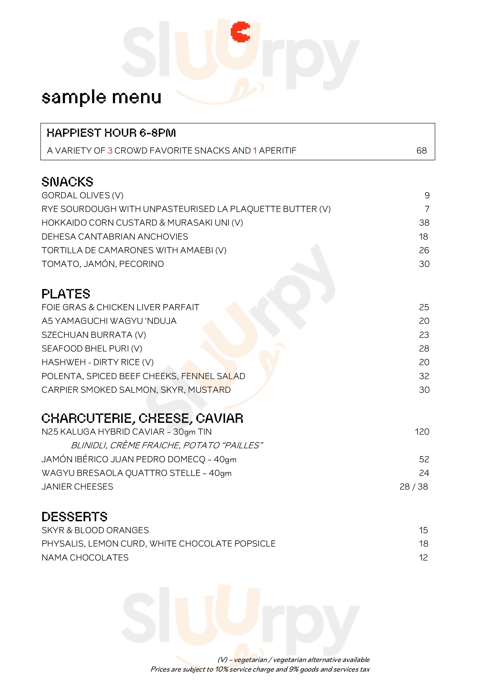 Nouri Singapore Menu - 1