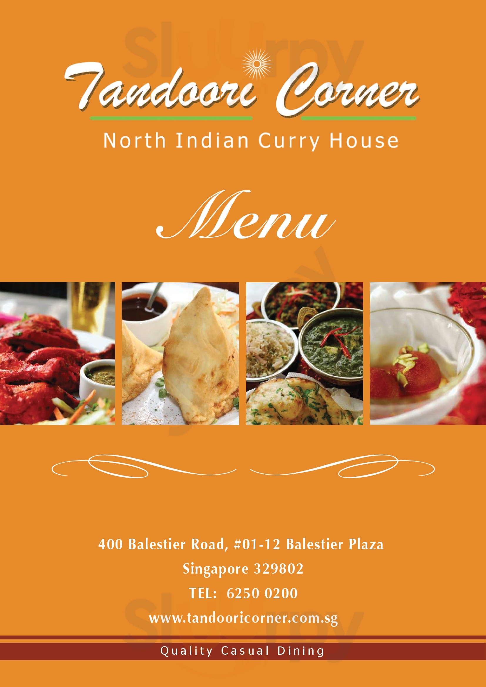 Tandoori Corner - Balestier Road Singapore Menu - 1