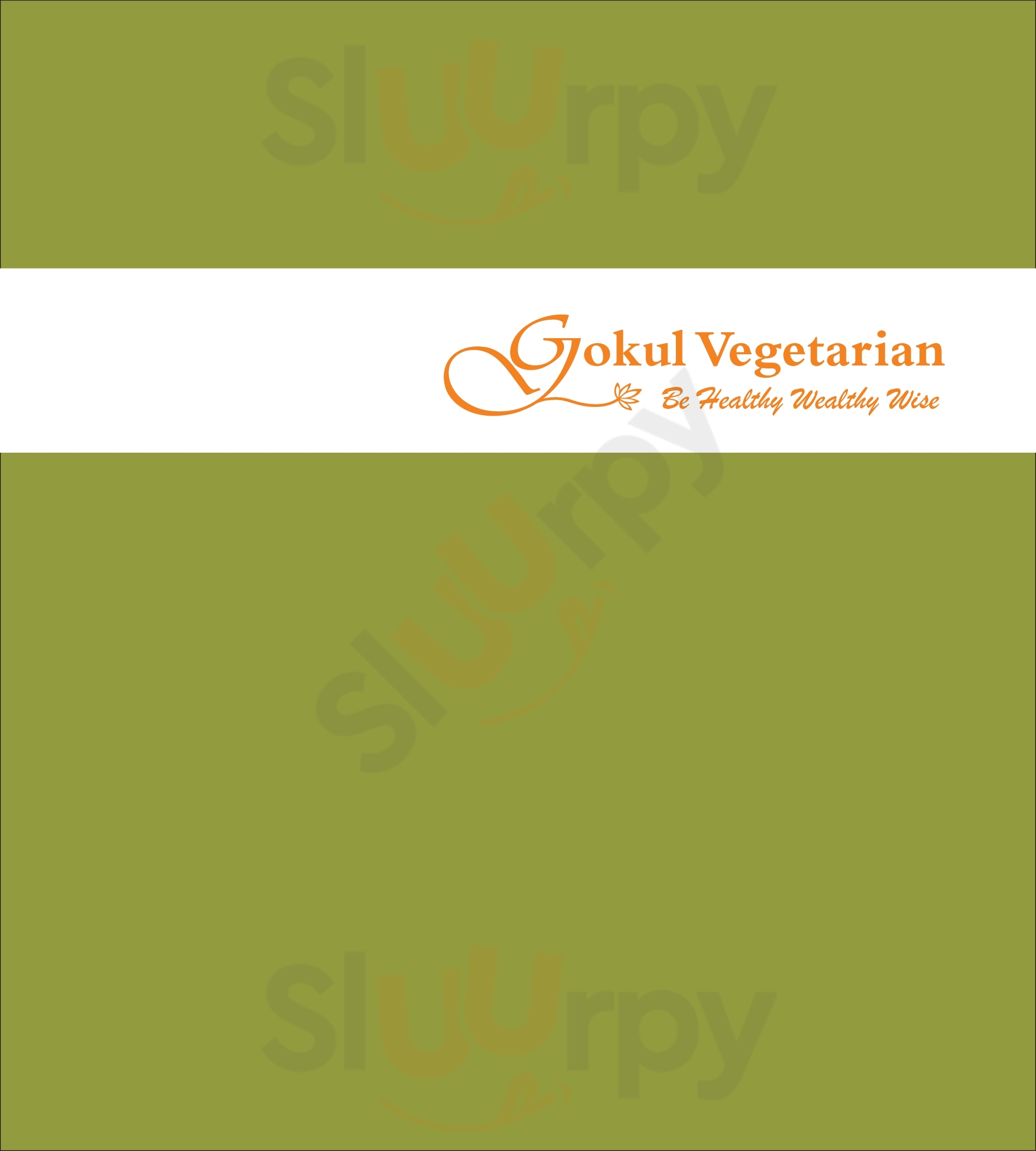 Gokul Vegetarian Singapore Menu - 1