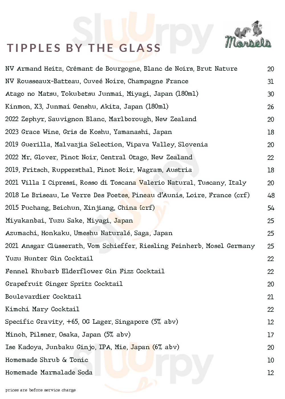 Morsels Singapore Menu - 1